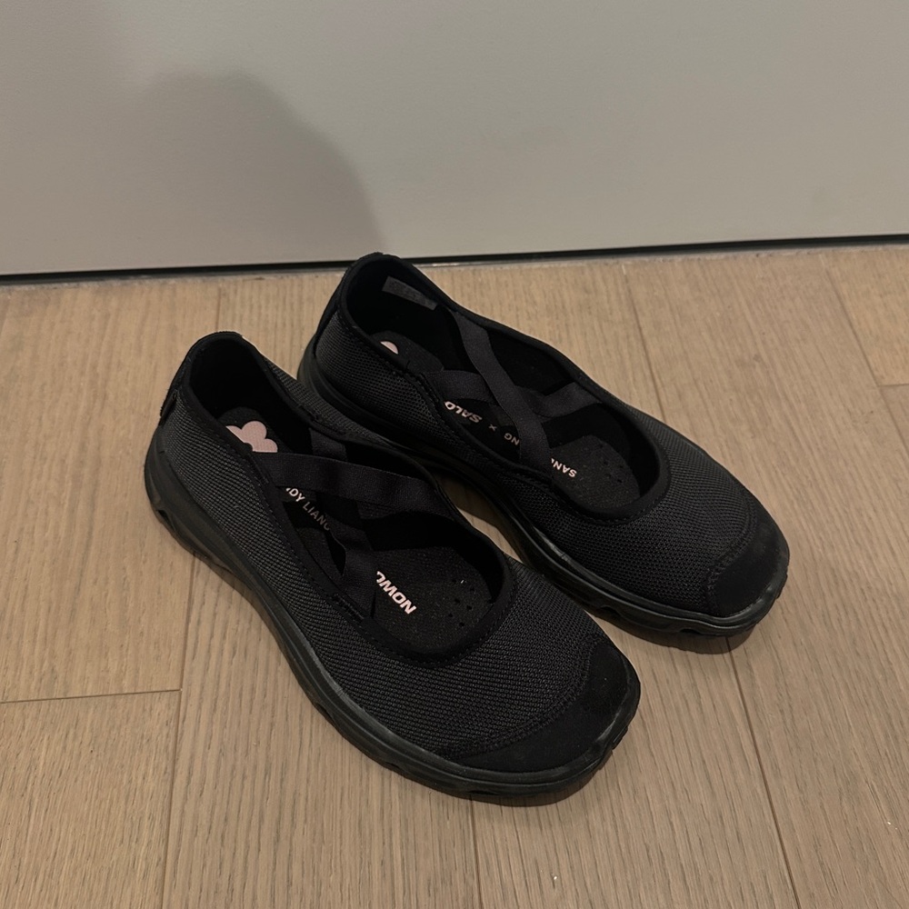 Sandy Liang x Salomon RX Marie-Jeanne (Mary Jane) Black in Size 7